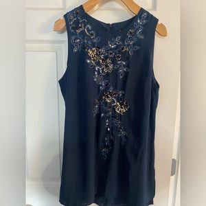 WHBM sequin tunic size 8. Like new